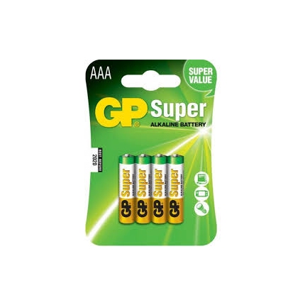 Алкална батерия GP ULTRA LR6 AA /4 бр. в опаковка/ 1.5V GP, GP15AU